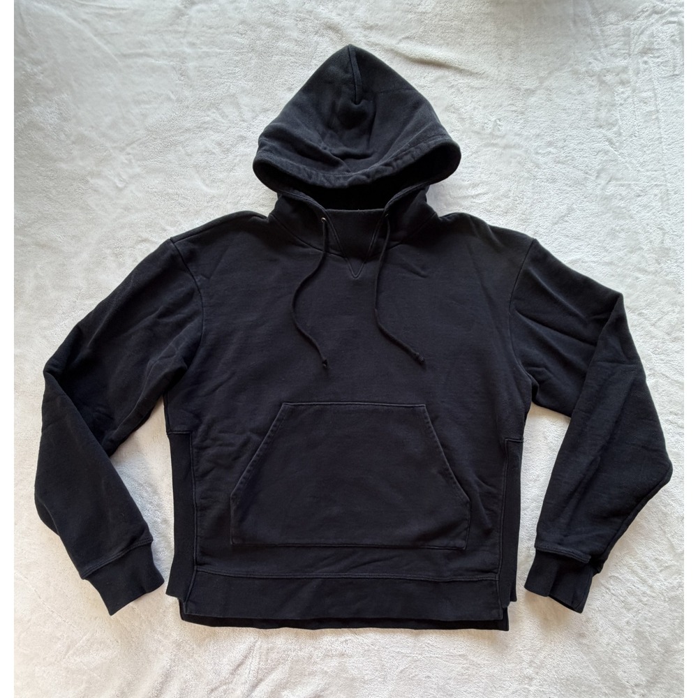 John Elliott Black Beach Hoodie Mens Size 2 Medium Excellent